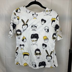 Funky faces t-shirt